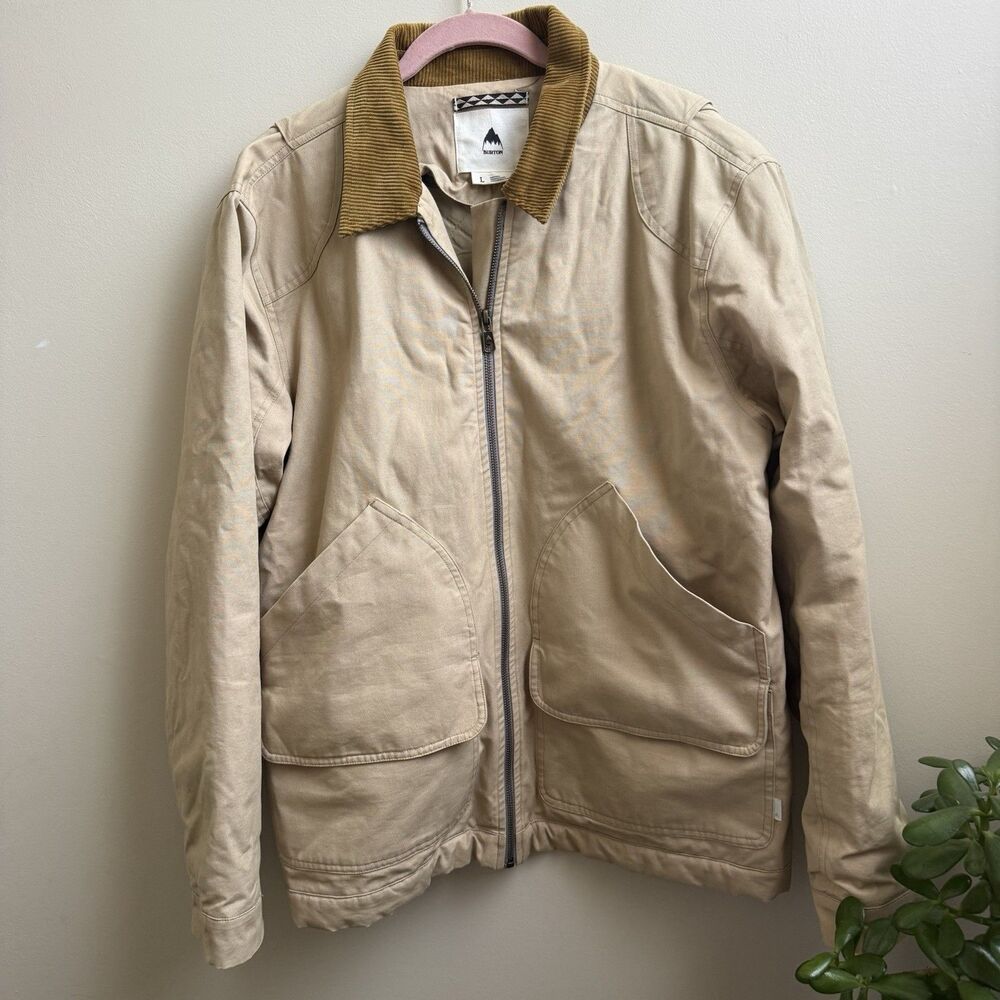 Burton Dunmore Men's Snowboard Ski Outdoor Jacket Coat Tan Khaki Size L